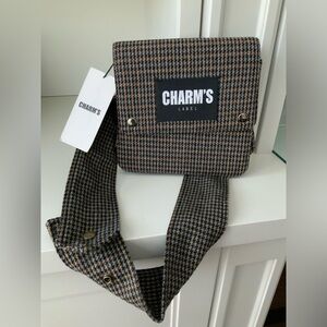 SIMONS Charm’s The Label Belt Waist Fanny Bag made in Korean Brand New UNISEX